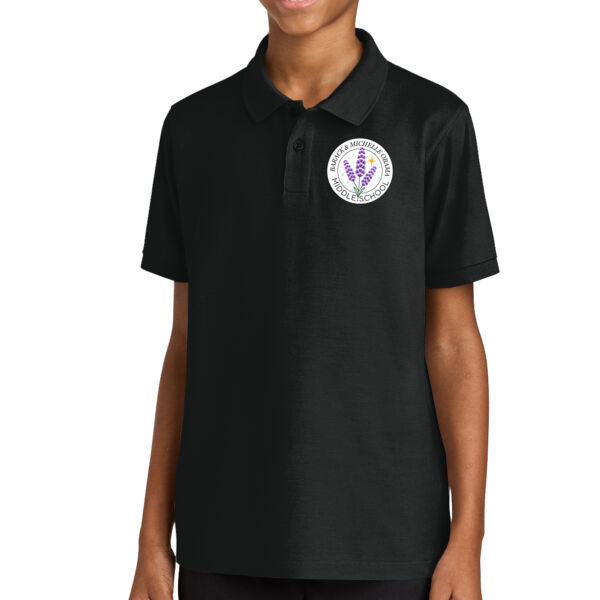 Port Authority Youth Wearever Signature Pique Polo - Embroidered Logo Thumbnail