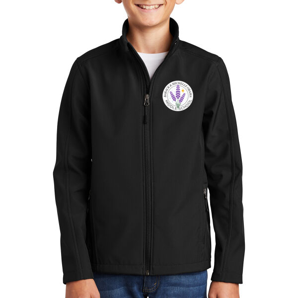 Port Authority Youth Core Soft Shell Jacket - Embroidered Logo Thumbnail