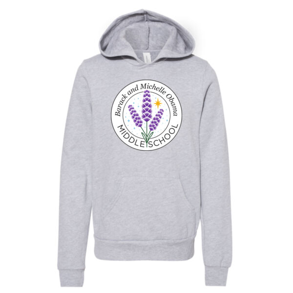 BELLA + CANVAS Youth Sponge Fleece Unisex Sweatshirt - Printed Logo Thumbnail