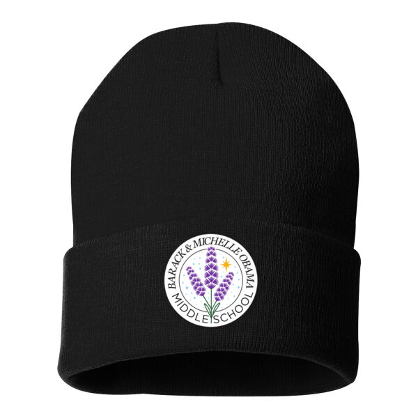 Sportsman 12" Solid Cuffed Beanie - Embroidered Logo Thumbnail