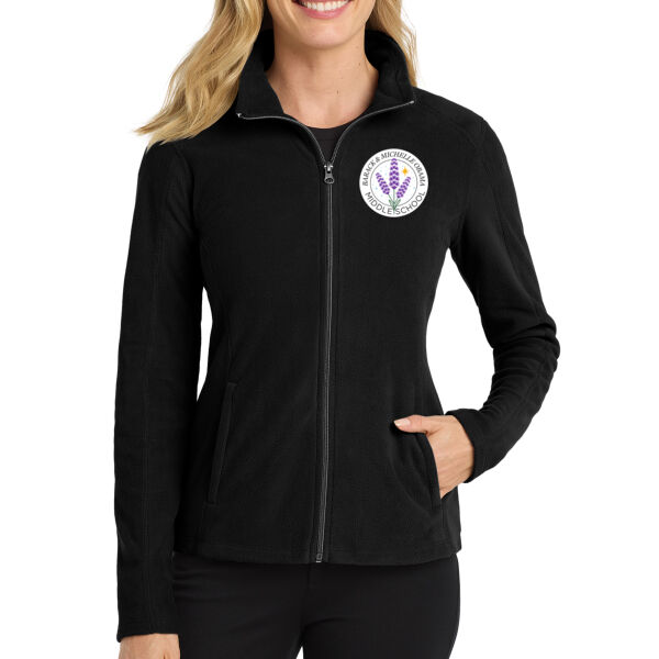 Port Authority Womens Microfleece Jacket - Embroidered Logo Thumbnail