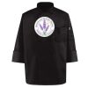 Black Knot Button Chef Coat Thumbnail